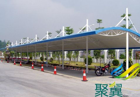 上海松江小区自行车停车棚_优质的产品才能降低安全隐患