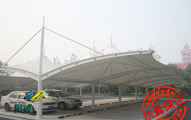 膜结构车棚遮阳棚|膜结构车棚PVC膜材