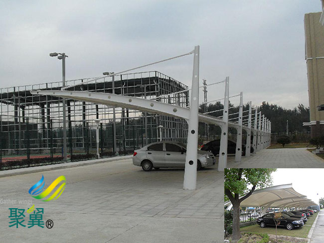 天津市静海县膜结构车棚|膜结构车棚企业一级设计