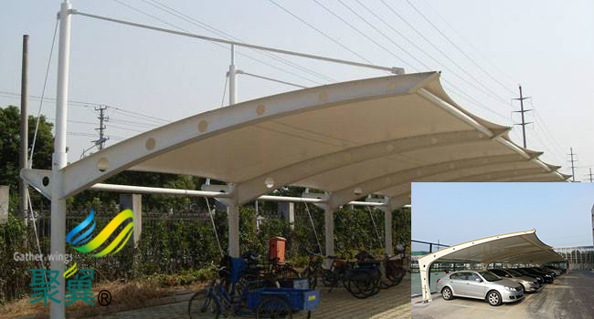 河北省保定市膜结构车棚|膜结构车棚企业生产加工新品种
