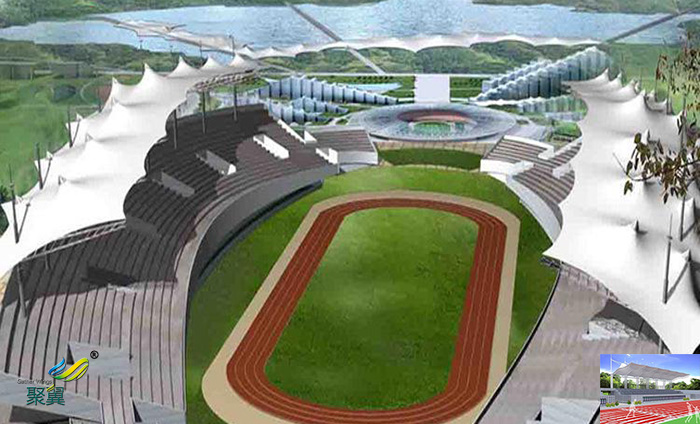 上海膜结构露天体育场看台顶棚球场膜设计施工