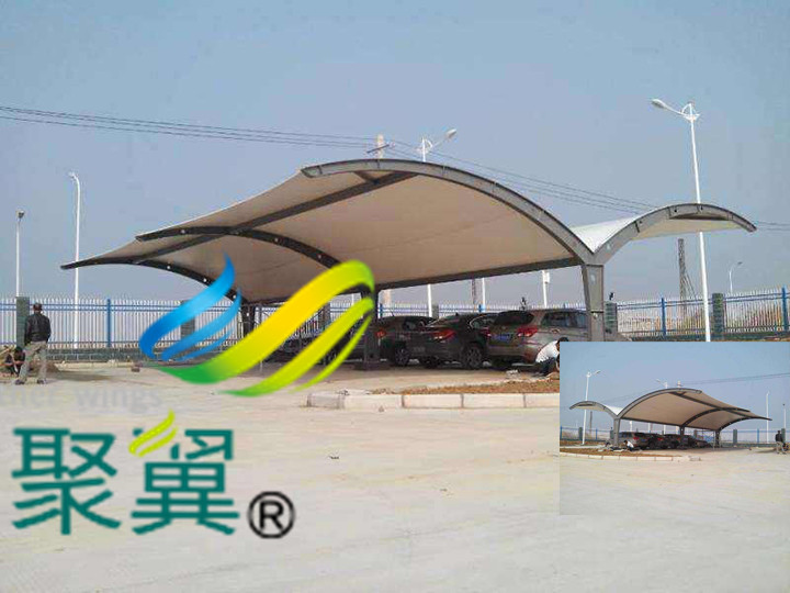 上海膜结构车棚建筑工程建筑工期短|车棚制作标准